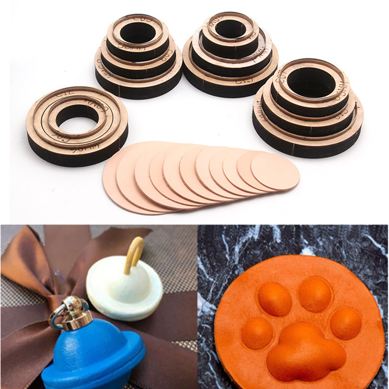 Leatherwork Templates - 1 шт. круглый штамп для резки