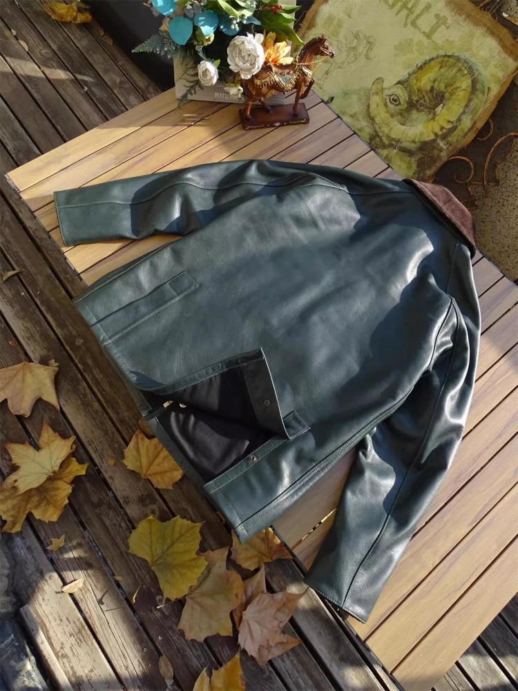 Мужская куртка из натуральной  – обзор и цена Leather Work Jacket Mens