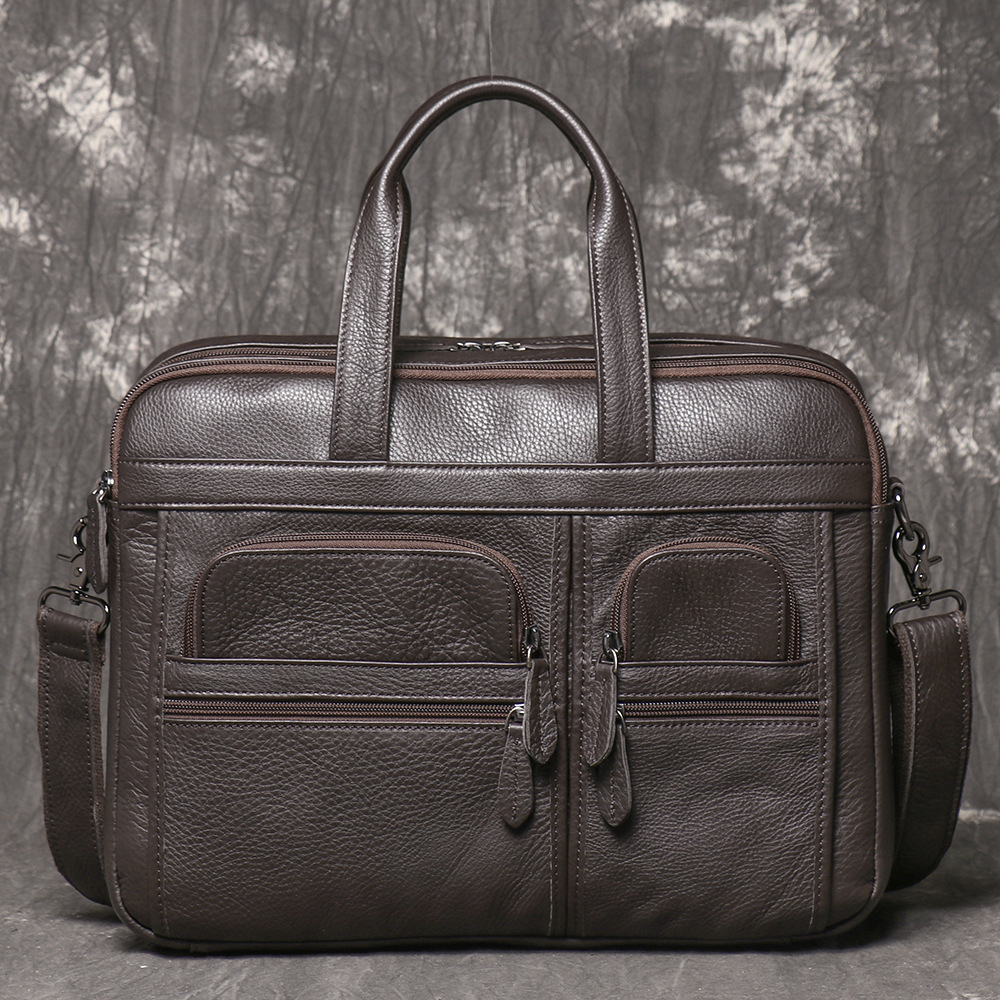 Мужской портфель из натурально – обзор и цена Leather Work Bag Mens