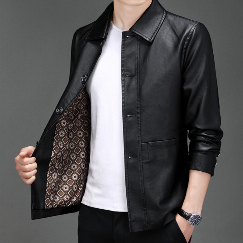 Новая осенняя мужская куртка и – обзор и цена Leather Work Jacket Mens