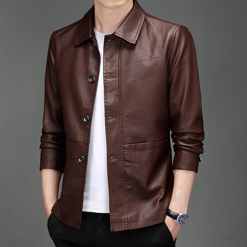 Новая осенняя мужская куртка и – обзор и цена Leather Work Jacket Mens