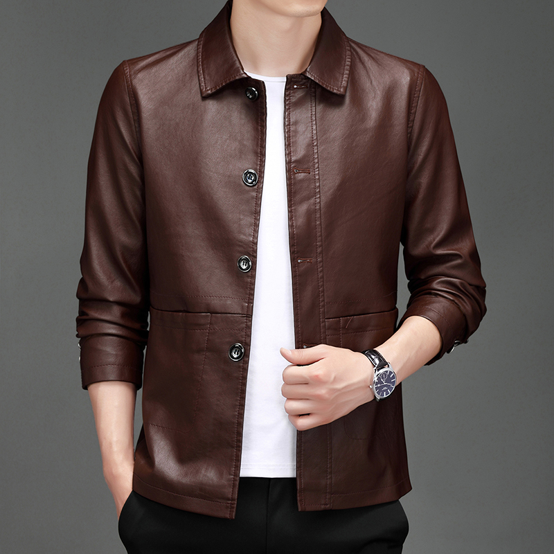 Новая осенняя мужская куртка и – обзор и цена Leather Work Jacket Mens