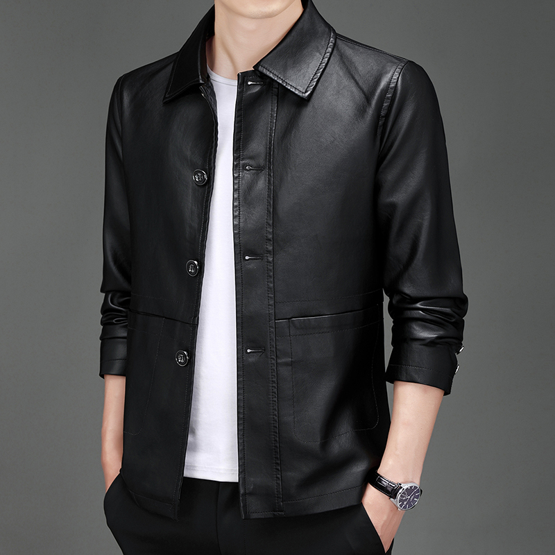 Новая осенняя мужская куртка и – обзор и цена Leather Work Jacket Mens