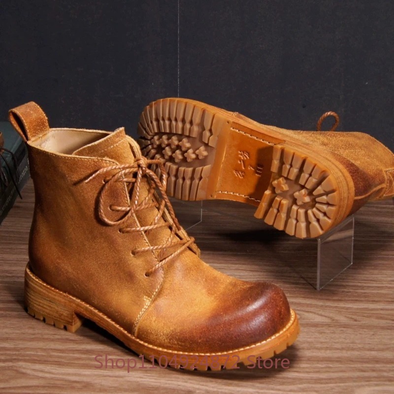 Мужские ботинки ручной работы  – обзор и цена Leather Work Western