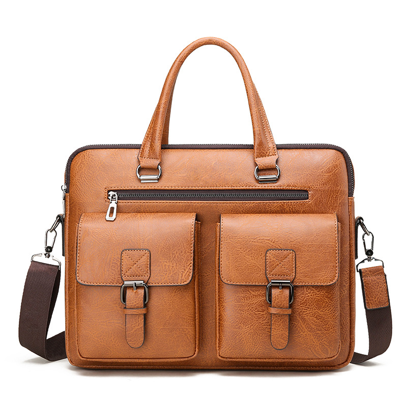Роскошный брендовый деловой по – обзор и цена Leather Work Bag Mens