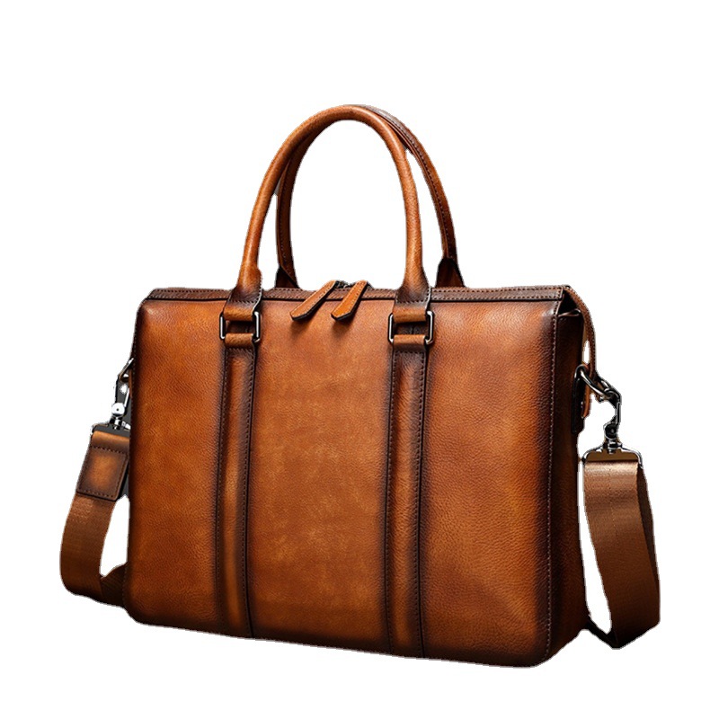 Деловой портфель YETTIES из на – обзор и цена Leather Work Bag Mens