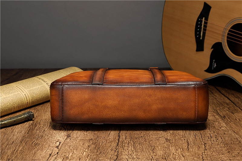 Деловой портфель YETTIES из на – обзор и цена Leather Work Bag Mens