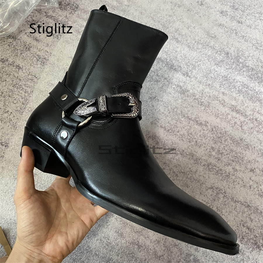 Мужские ботинки-полусапоги с п – обзор и цена Leather Work Western