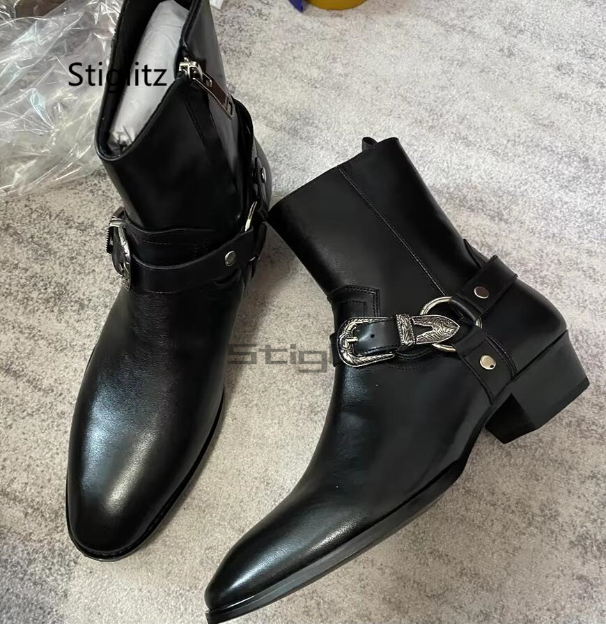 Мужские ботинки-полусапоги с п – обзор и цена Leather Work Western