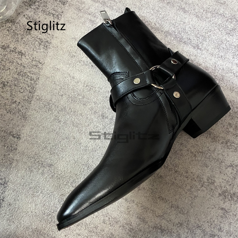 Мужские ботинки-полусапоги с п – обзор и цена Leather Work Western