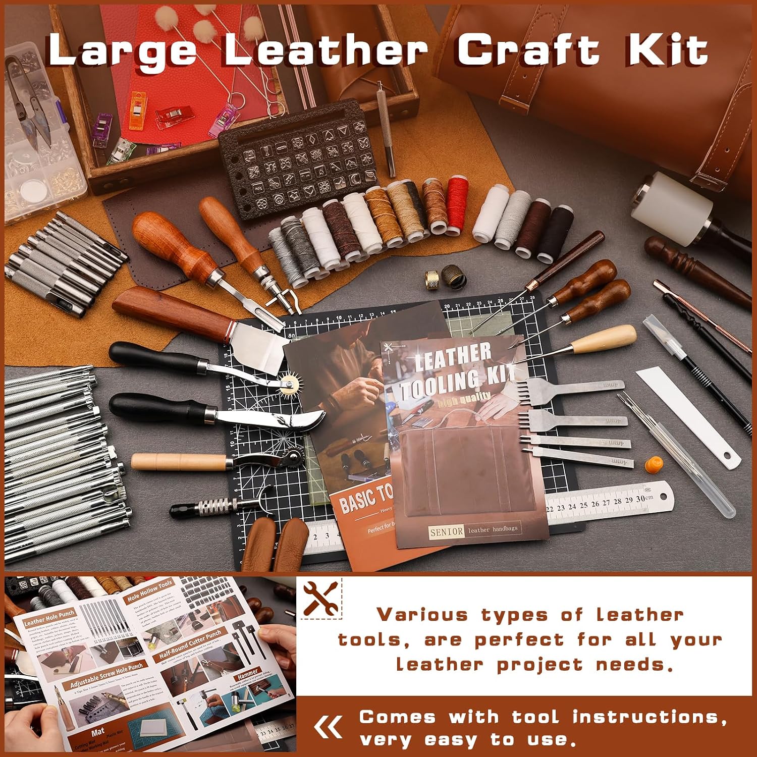Набор инструментов для работы  – обзор и цена Leatherwork Craft
