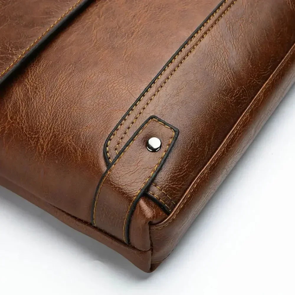 Мужской портфель из искусствен – обзор и цена Leather Work Bag Mens