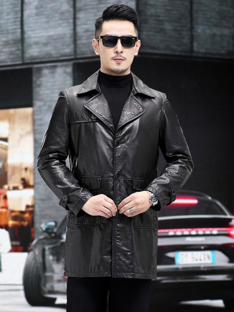 Роскошная мужская деловая рабо – обзор и цена Leather Work Jacket Mens