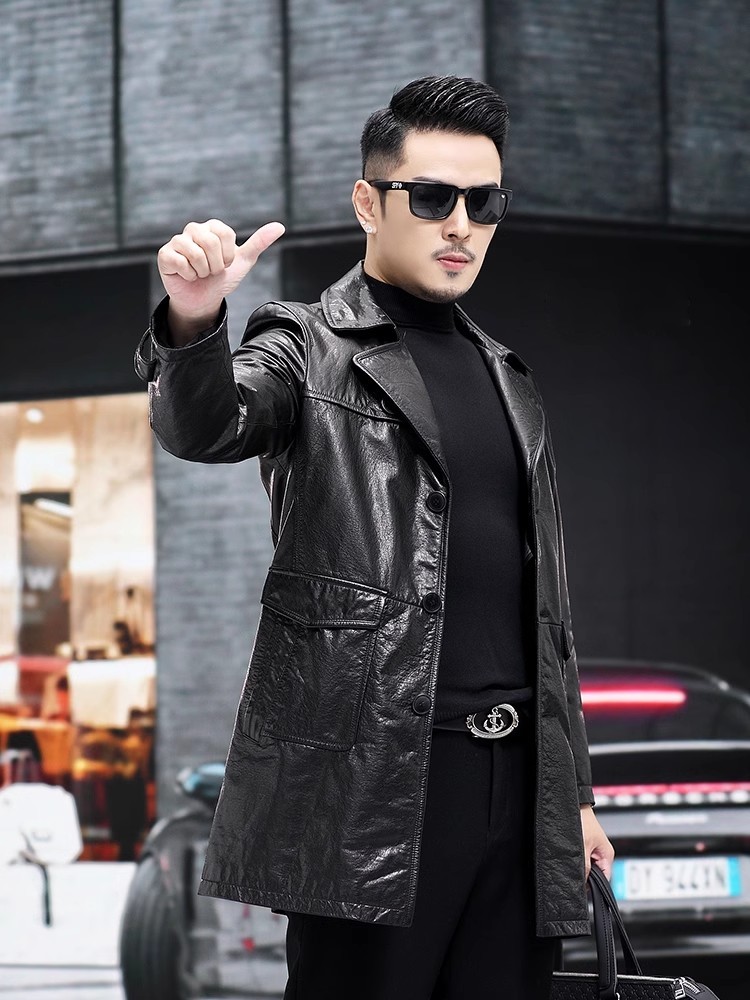 Роскошная мужская деловая рабо – обзор и цена Leather Work Jacket Mens