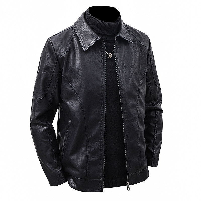 Мужская кожаная куртка с отлож – обзор и цена Leather Work Jacket Mens