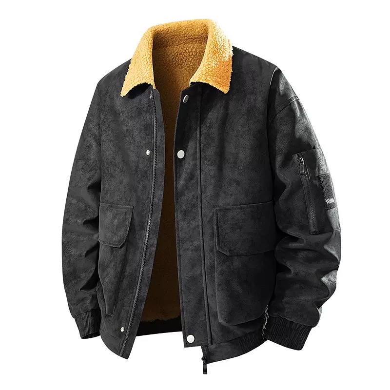 Мужская утепленная куртка из и – обзор и цена Leather Work Jacket Mens