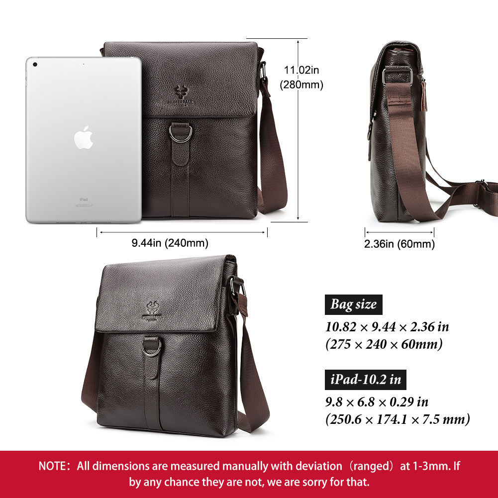 Сумка на плечо HUMERPAUL мужск – обзор и цена Leather Work Bag Mens