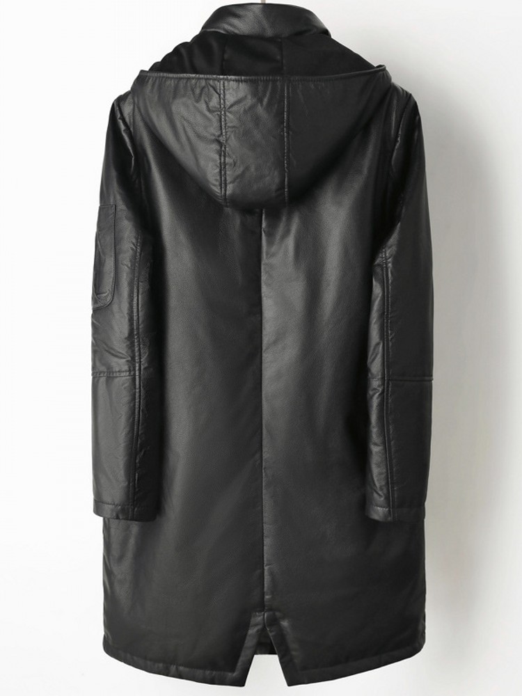 Зимний мужской теплый пуховик  – обзор и цена Leather Work Jacket Mens