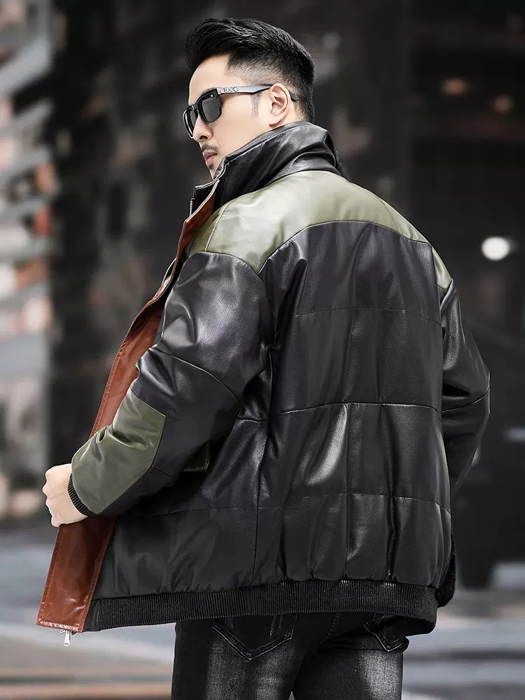 Рабочий пуховик с большими кар – обзор и цена Leather Work Jacket Mens